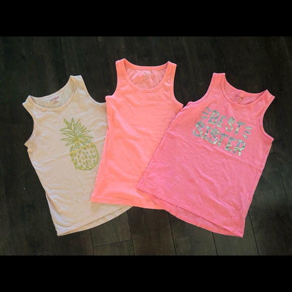 3 for $15 pink Cat & Jack tank tops